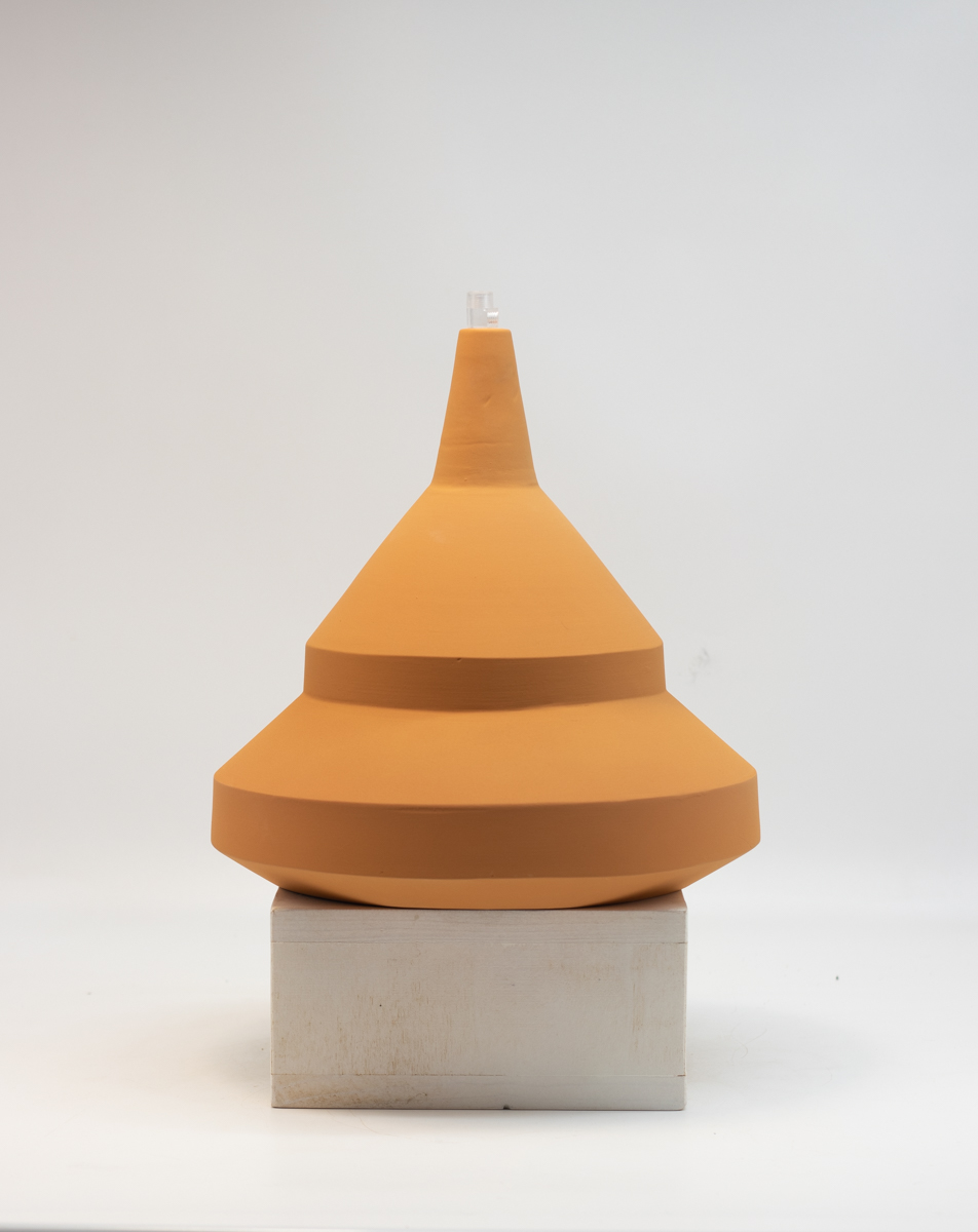 Lampada Imbuto Geometrico Media — Serie Cotto - immagine 2