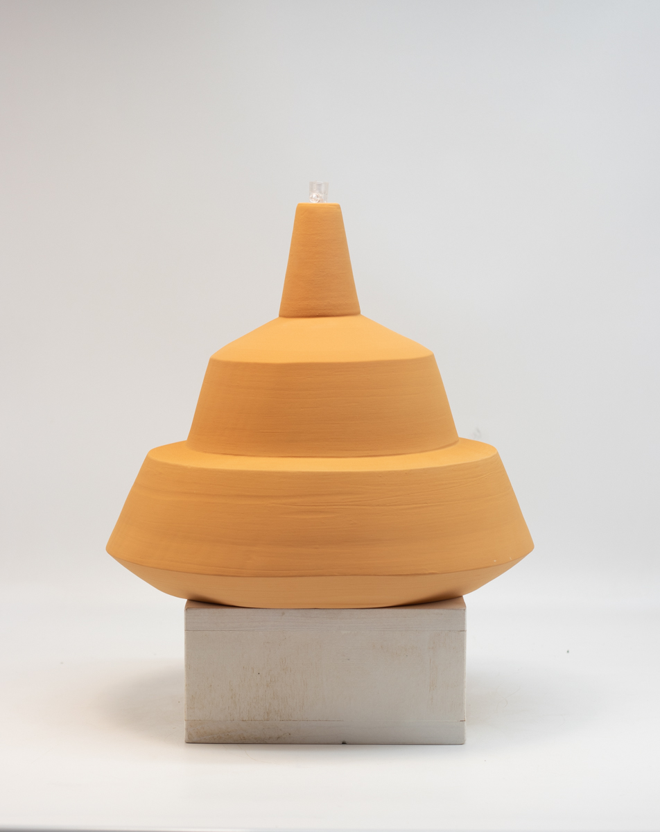 Lampada Imbuto Geometrico Grande — Serie Cotto - immagine 2