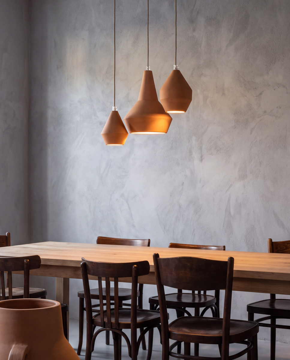 Lampadario N.2 — Serie Cotto - immagine 2