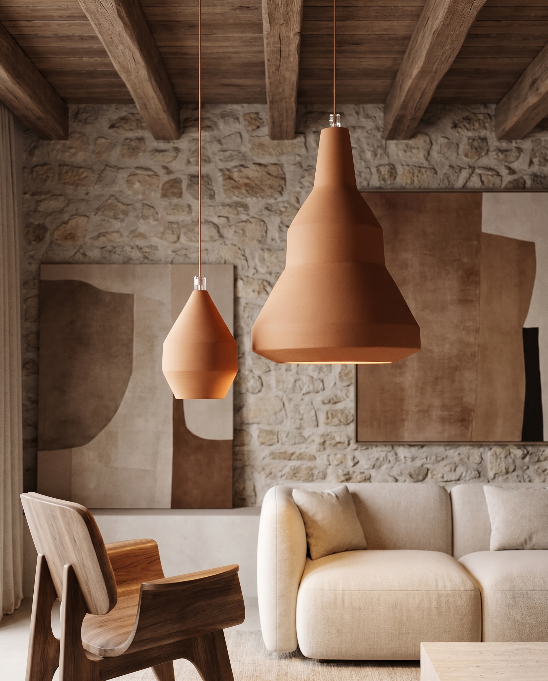 Lampadario N.1 — Serie Cotto